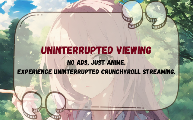 Crunchyroll Ad Blocker party